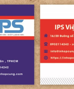 Mẫu danh thiếp miễn phí - Mã : namecard-ips-0001