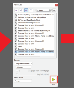 Action Generate Bleed to 3mm if Some, None, or not Enough -Thực hiện bởi Duy-