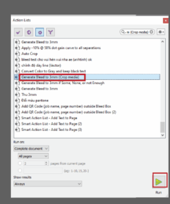 Action Tạo vùng tràn mực đến 3mm (Phương tiện cắt xén)-Thực hiện hiện Duy-