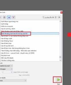 Action Định khoảng cách tràn lề cho tay sách lẻ -Thực hiện bởi Duy-