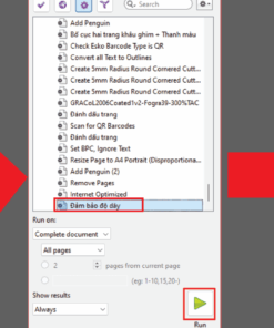 Action Đảm bảo độ dày-Thực hiện bởi Duy-