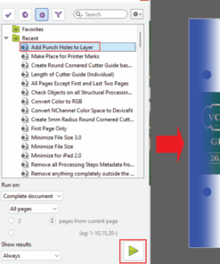 Action Add Punch Holes to Layer-Thực hiện bởi Duy-
