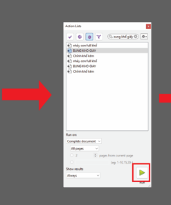 Action bung khổ giấy -Thực hiện bởi Duy-