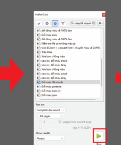 Action Đổi màu fill nhanh - Thực hiện bởi Duy-